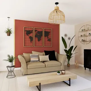 Tavolo Ausiliare Nero in Metallo Nero