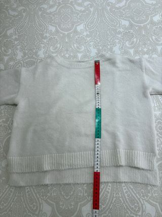 Jersey blanco pelito suave