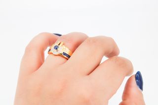 Anillo De Oro De 18K.. Ref: 023-01-00489