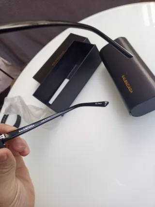 Gafas Balenciaga Negras y Marrones