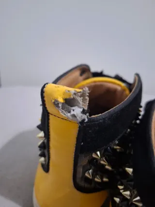 Zapatillas Christian Louboutin Tachuelas Negro Dor