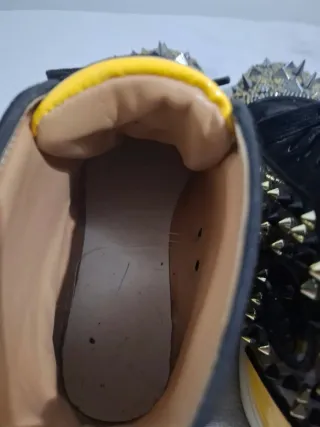 Zapatillas Christian Louboutin Tachuelas Negro Dor