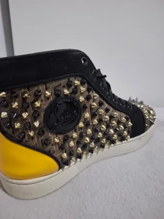 Zapatillas Christian Louboutin Tachuelas Negro Dor