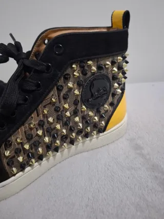 Zapatillas Christian Louboutin Tachuelas Negro Dor