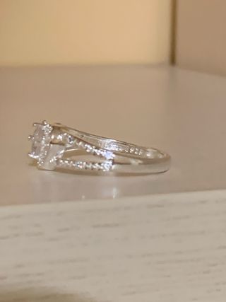 Anello Cuore Argento 925 Misura 19