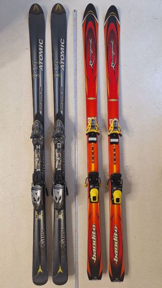2 Pares de Esquís Atomic y Rossignol 170cm