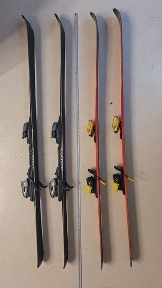 2 Pares de Esquís Atomic y Rossignol 170cm