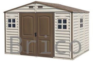 Caseta PVC Woodside 239x324x233 cm - Duramax