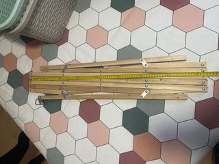 Valla de madera para escaleras