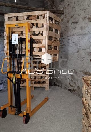 Transpaleta Apilador Elevador de Palets Manual Nylon 1000 Kg - 1600 mm - 65342 - Mader