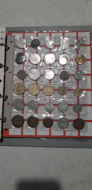 Álbum de monedas 1928-1971 (231 uds)