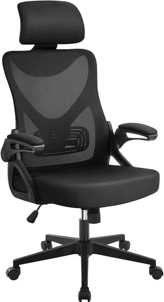 Silla de oficina ergonómica negra