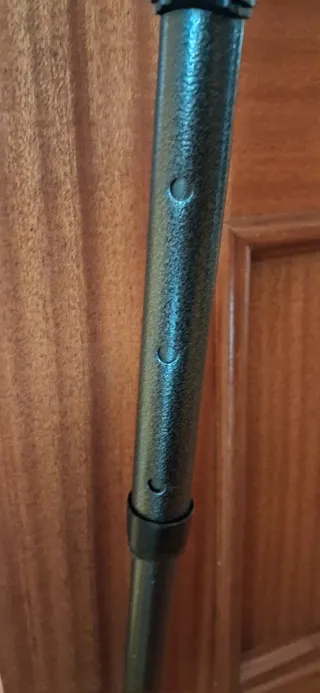 Bastón ergonómico azul y negro