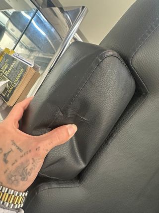 Sillón de peluquería negro