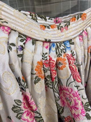 Falda de fallera multicolor