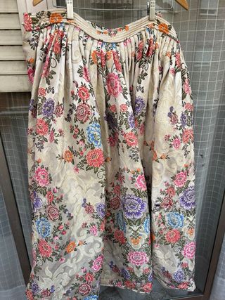 Falda de fallera multicolor