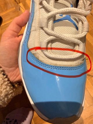 Jordan Retro 11 Azul y Blanco