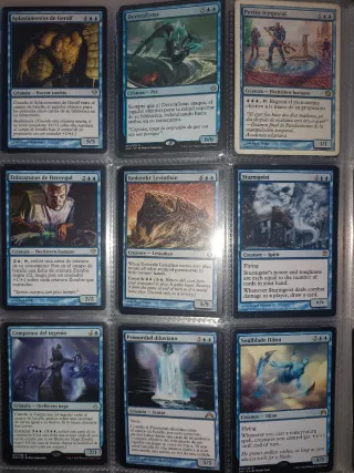36 cartas azules raras Magic