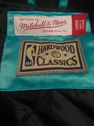 Giacca Bomber Mitchell & Ness Grizzlies Raso