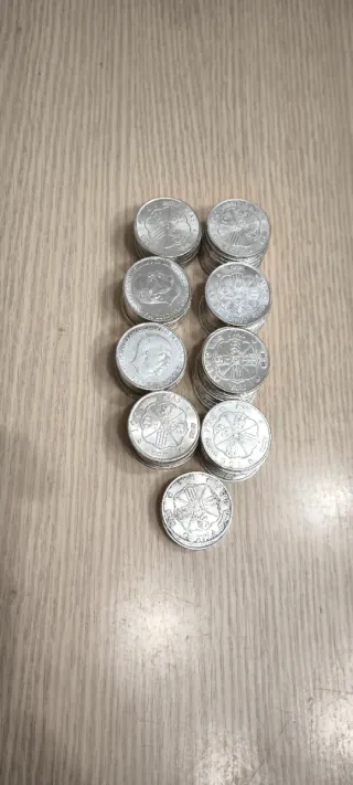 Monedas de 100 pesetas de plata precio al peso -1€