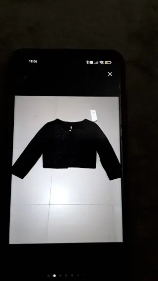 Chaquetilla corta chica nueva sin etiqueta