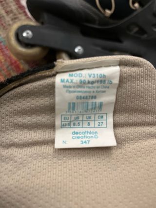 Patines en línea Decathlon Talla 42,5