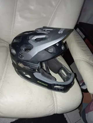 Casco Integral Moto/Patinete Negro