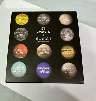 Orologio Omega x Swatch Speedmaster MoonSwatch Blu