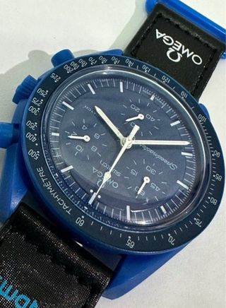 Orologio Omega x Swatch Speedmaster MoonSwatch Blu