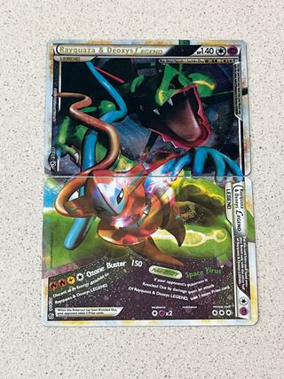 Carta Pokémon Rayquaza & Deoxys LEGEND