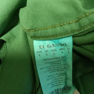 Camisa El Ganso Talla L Verde