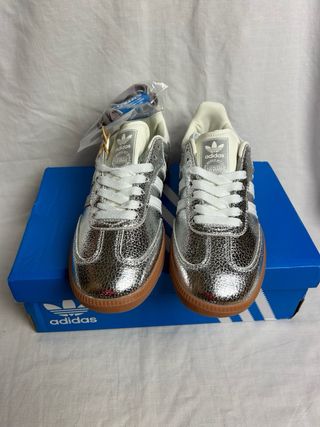 Adidas Samba OG Metallic Plata