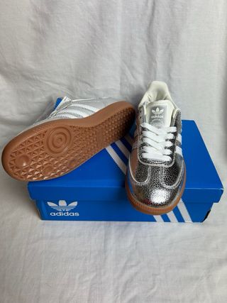 Adidas Samba OG Metallic Plata