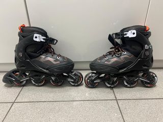 Patines en línea Oxelo Negro Naranja