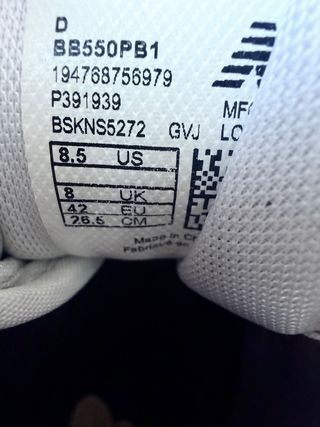 Zapatillas New Balance 550 Talla 42