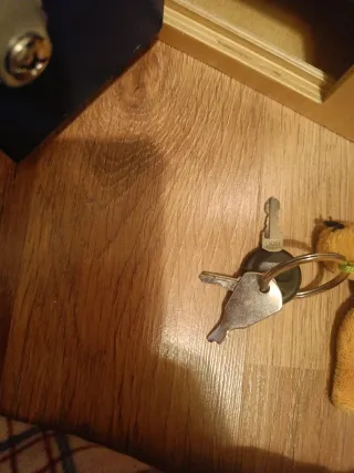 Casa de madera con candados