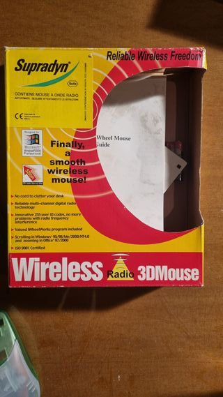 raro mouse wireless anni 90 ''supradyn''