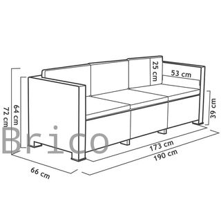 Muebles Jardín Diva Tropea Grafito