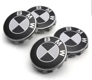 4 TAPABUJES CENTRO RUEDA LLANTA UNIVERSAL BMW 68MM