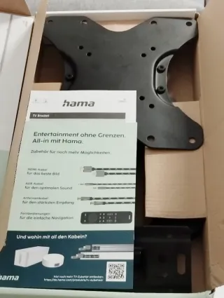 Soporte Pared TV Hama Fullmotion 19-48