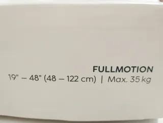 Soporte Pared TV Hama Fullmotion 19-48