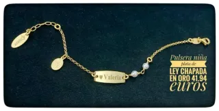 Preciosa pulsera esclava de niña comunion