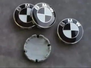 TAPAS BUJE CENTRO RUEDA LLANTA TAPACUBOS BMW 68MM