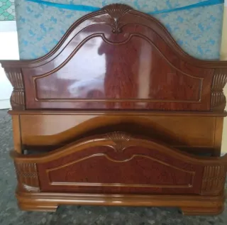 Cabecero de cama y pie madera 135cm