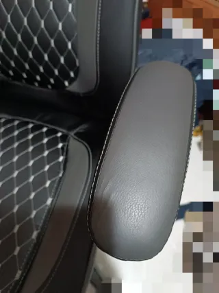 Sillón Racing Negro y Gris