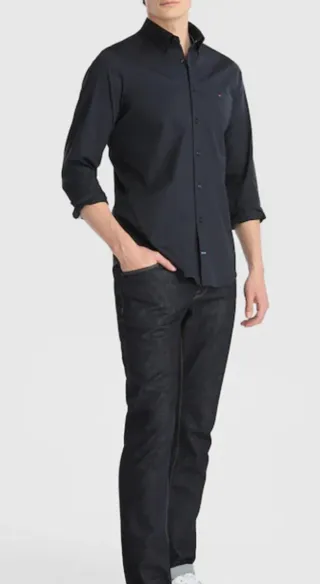 Talla XXL o M.Camisa Tommy Hilfiger Slim Fit Azul