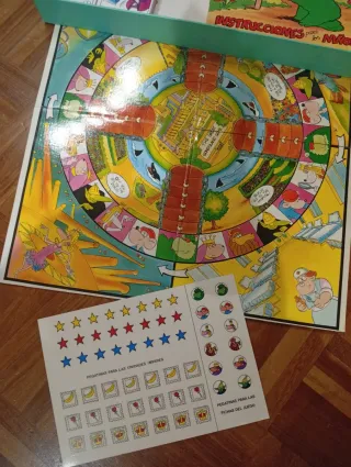 Juego de mesa Inglés con Muzzy.