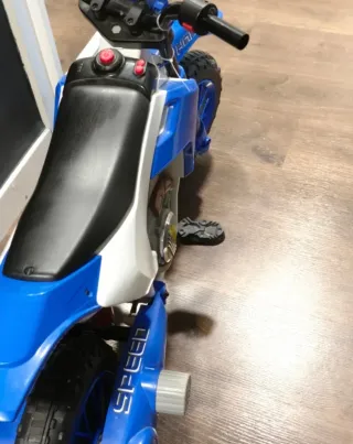 Moto Eléctrica Infantil Azul