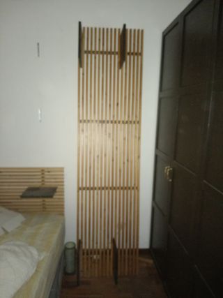 Cabecero paneles madera Ikea x3