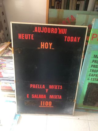 5 Carteles antiguos Restaurante